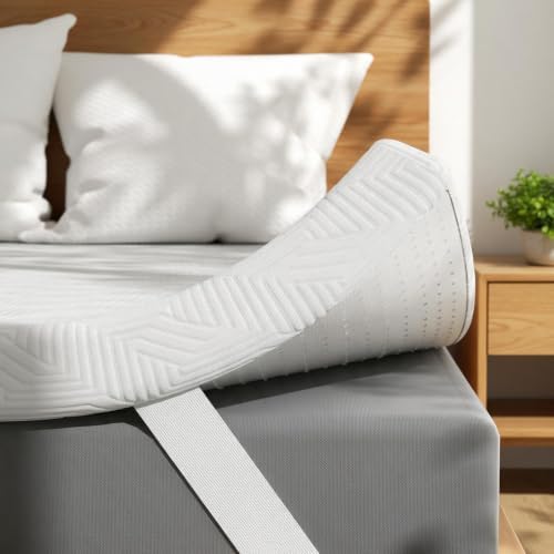 3 Inch Egg Crate Memory Foam Mattress Topper Queen Size - image 10