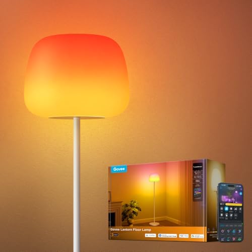 Lantern Floor Lamp, Halo Gradient RGBIC Smart Corner Lamp for Bedroom - image 12
