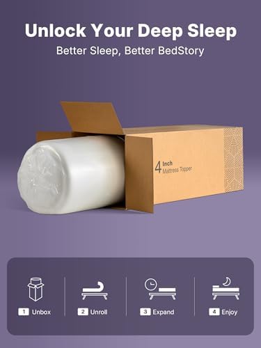 3 Inch Queen Size Extra Firm Mattress Topper, High Density Foam - image 12