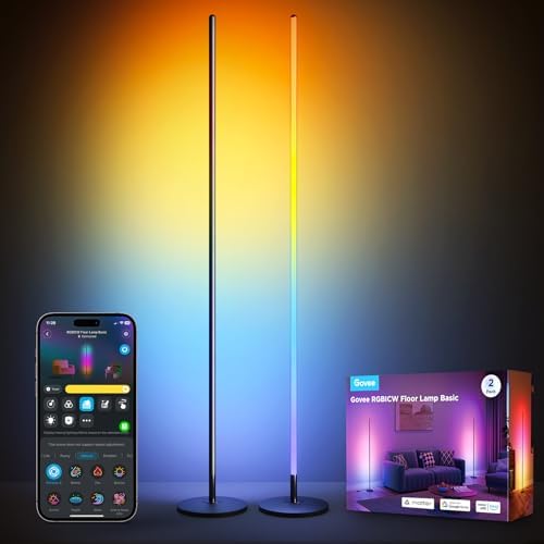 RGBIC Floor Lamp Basic 2-Pack, Standing Lamp for Bedroom Living Room - image 10