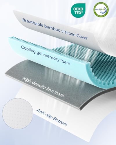 3 Inch Egg Crate Memory Foam Mattress Topper Queen Size - image 11