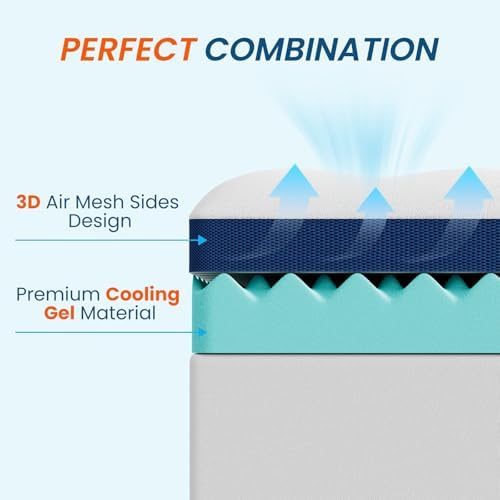 4 Inch Memory Foam Dual-Layer Mattress Topper Queen Size - 2Inch 1000GSM Quilted Pillow Top with Down-Alternative + 2Inch 5-Zone Egg Crate Memory Foam（60"x80"） - image 10
