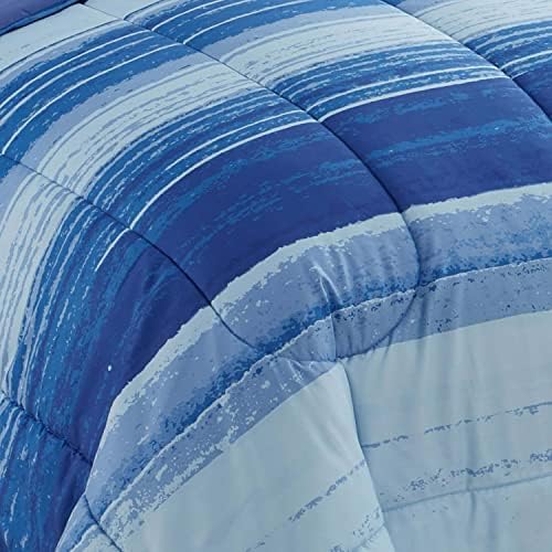 7 Piece Comforter Set Bag Solid Color All Season Soft Down Alternative Blanket & Luxurious Microfiber Bed Sheets, Siena, Twin (Pack of 4, 28 Count Total) - image 10