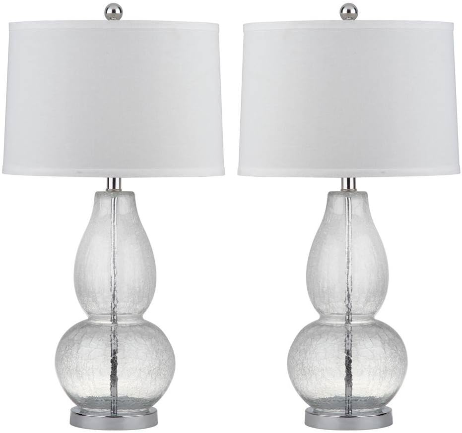 Lighting Collection Mercurio Double Gourd Blue and White Table Lamp, Set of 2 - image 6