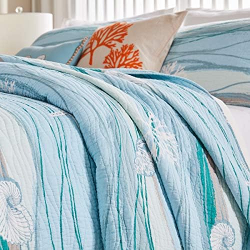 Maui Embroidered Coastal Quilt Set, King/California King (3-Piece) - image 11