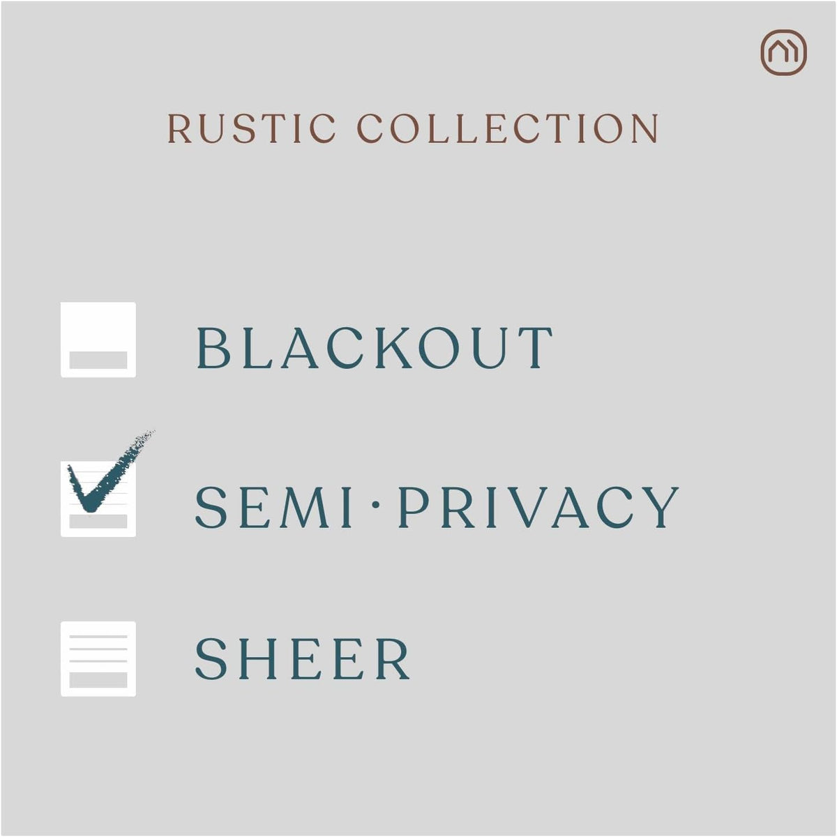 Custom Bamboo Shades | Rustic | Cordless Bamboo Roman Shades for Windows and Doors (Natural Woven) | Rustic Walnut (Great Privacy) | 65" W X 60" H - image 6