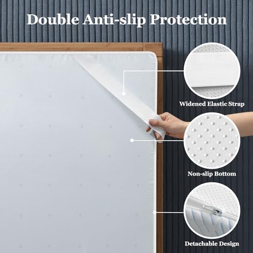 4 Inch Queen Size Extra Firm Mattress Topper, No Odor - image 12