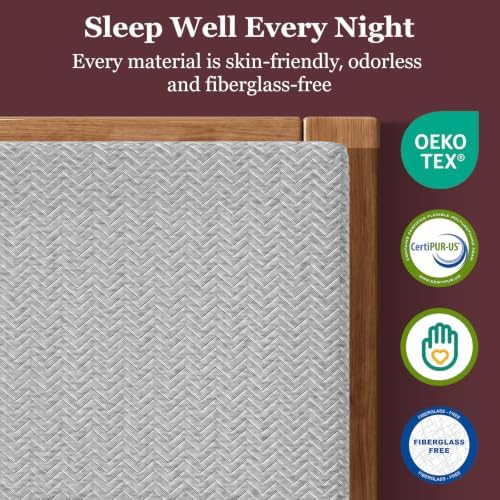 3 Inch King Size Extra Firm Mattress Topper for Pressure Relief - image 10