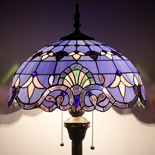 Tiffany Floor Lamp 64 Inch Stained Glass Standing Reading Light - image 12