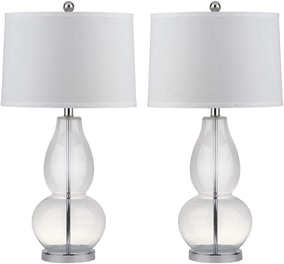 Lighting Collection Mercurio Double Gourd Blue and White Table Lamp, Set of 2 - image 8