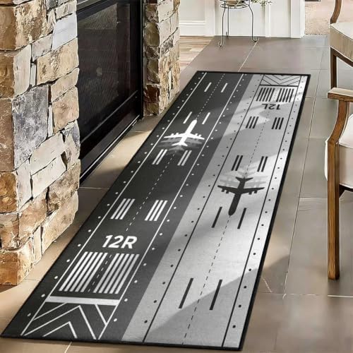 Airport Runway Runner Rugs Airplane Road Carpet 3.3x10ft - image 10