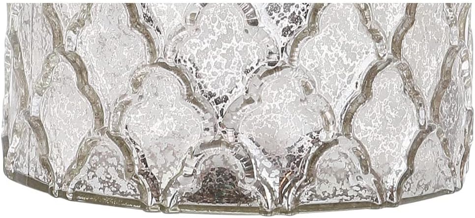 Alvord 24.5" Glass Table Lamp, Mercury Silver, Set of 2 - image 7