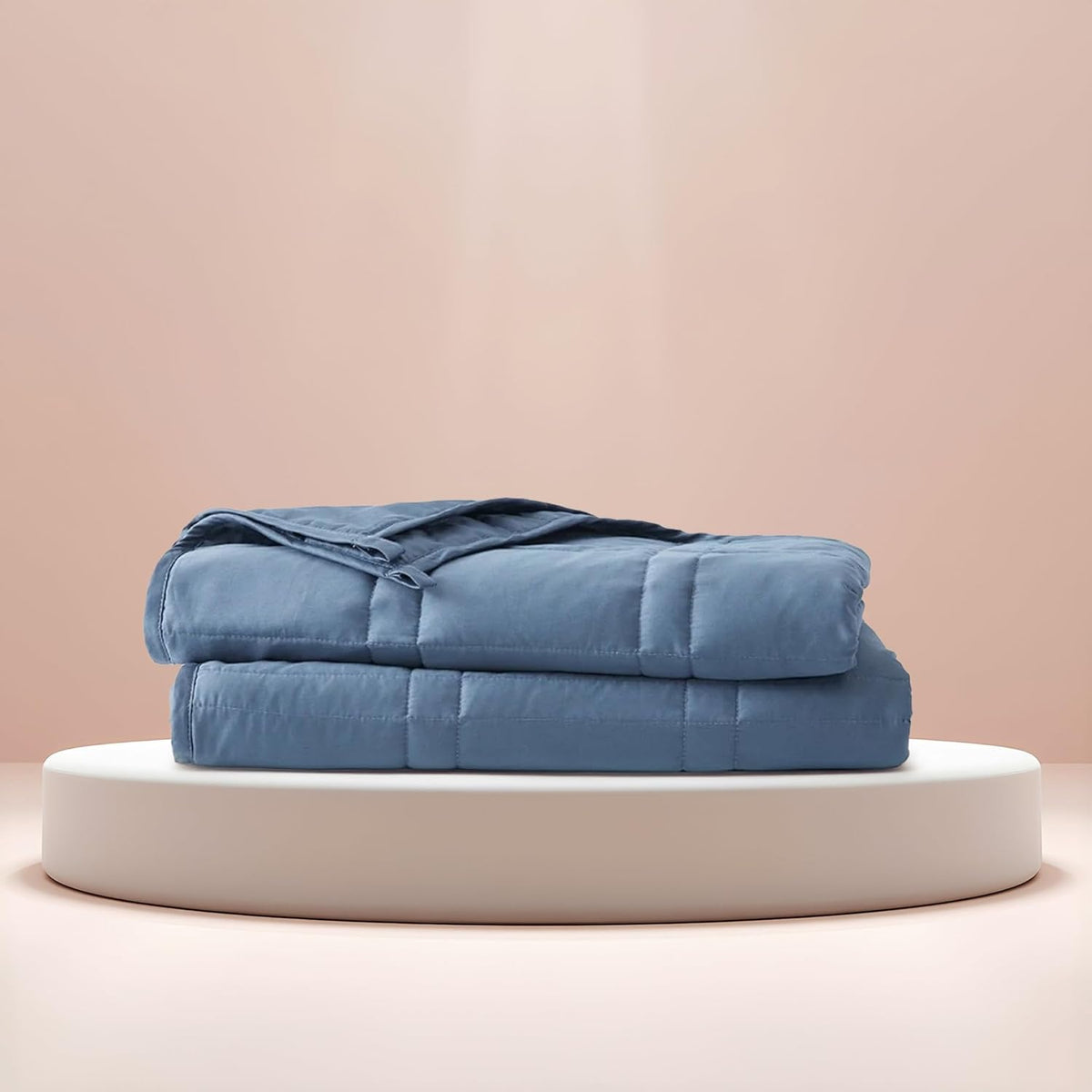 Weighted Blanket for Adults 20 lb Full/Queen (Navy Blue, 60"x80") - image 12