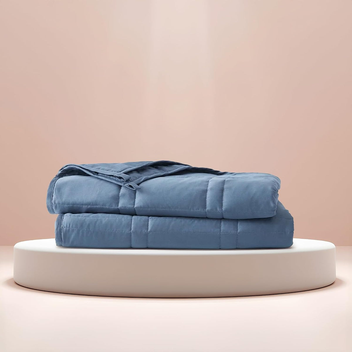 Weighted Blanket for Adults 20 lb Full/Queen (Navy Blue, 60"x80") - image 12