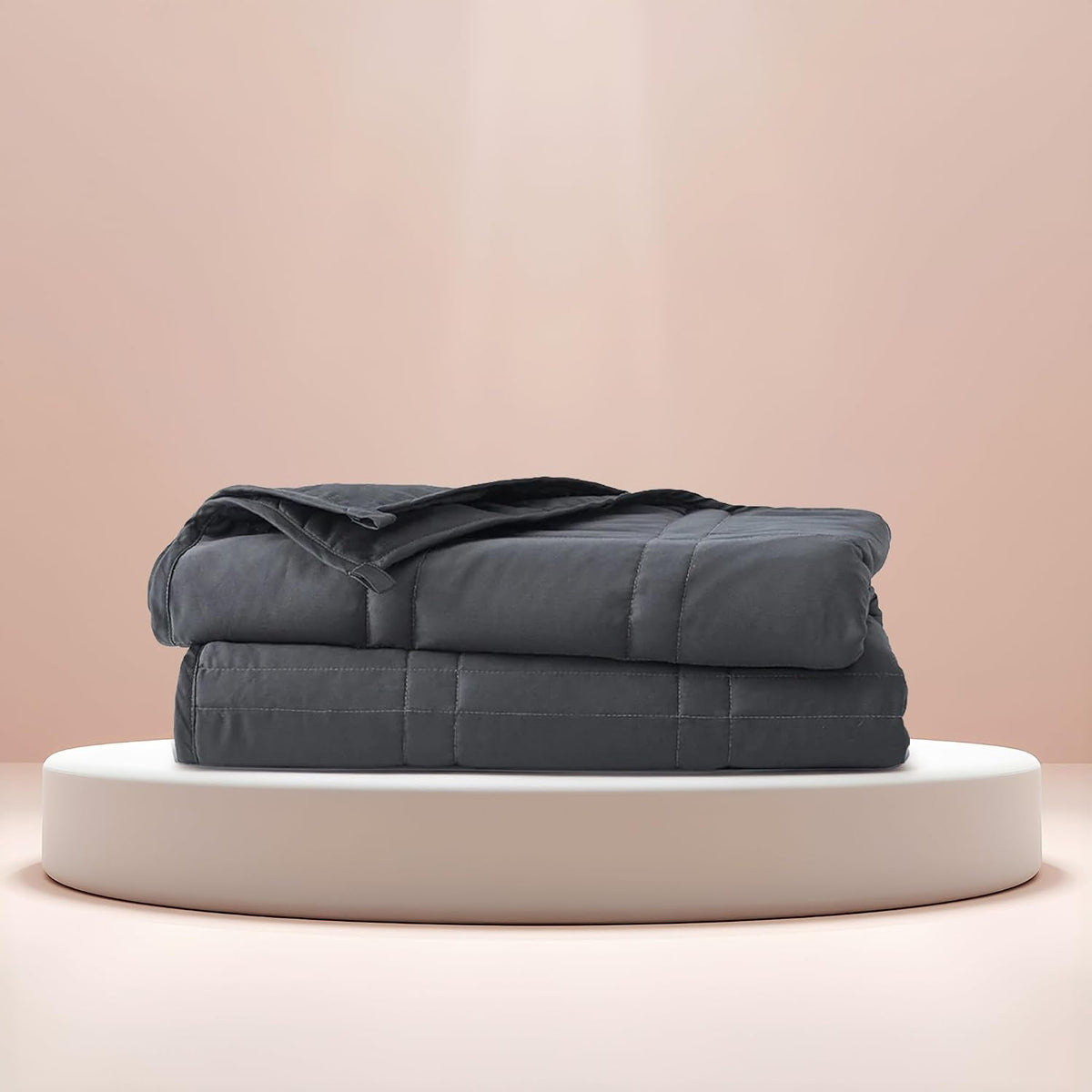 Weighted Blanket for Adults 20 lb Full/Queen (Navy Blue, 60"x80") - image 10