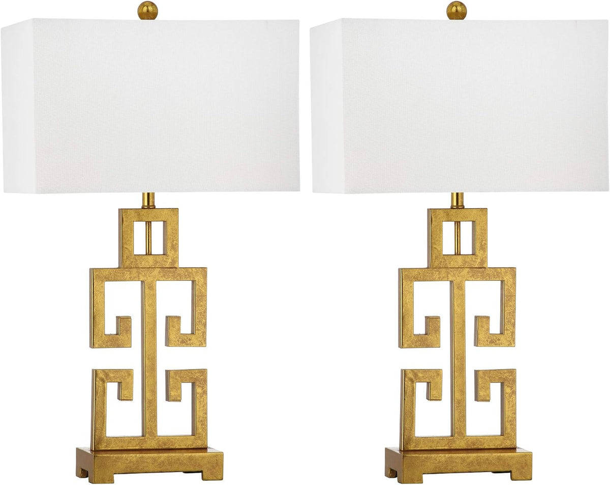 Greek Key Table Lamp Set of 2, 29" LIT4305A-SET2