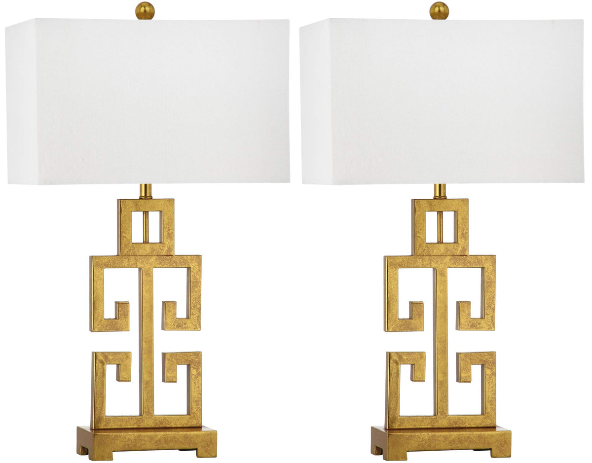 Greek Key Table Lamp Set of 2, 29" LIT4305A-SET2 - image 9