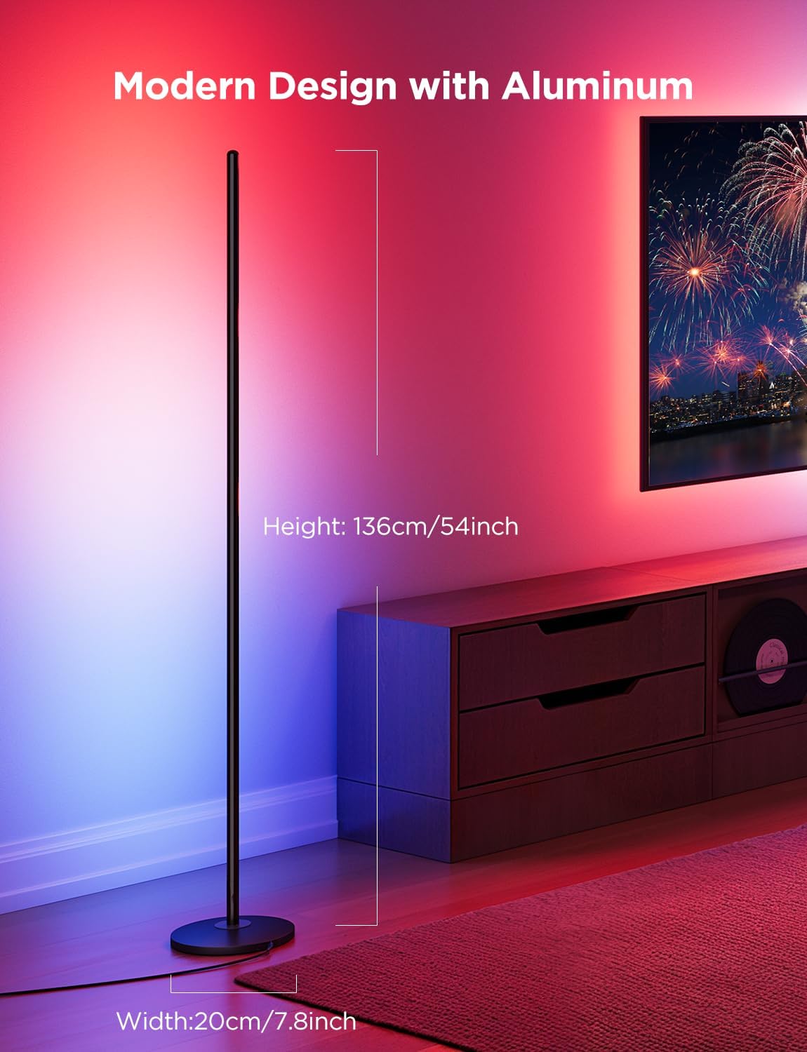 RGBIC Floor Lamp Basic 2-Pack, Standing Lamp for Bedroom Living Room - image 9