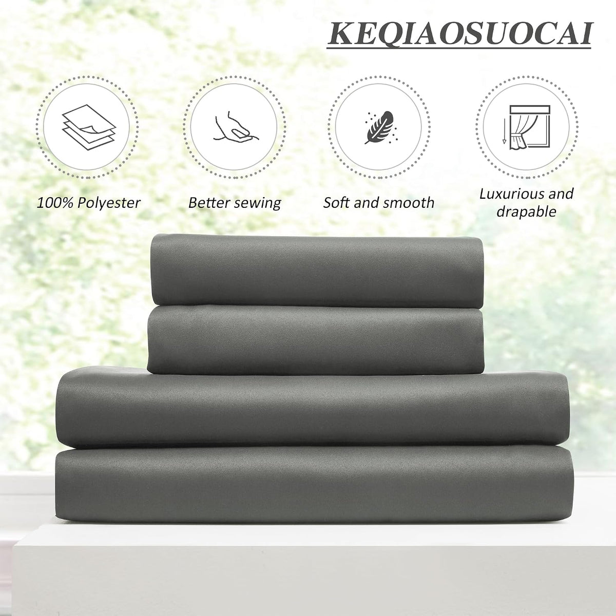 Extra Wide Blackout Curtains 102 Inches Long, Pinch Pleated Curtain for Sliding Door/French Door Room Divider Panels for Living Room 100 Inch Width 100x102 Grey - image 5