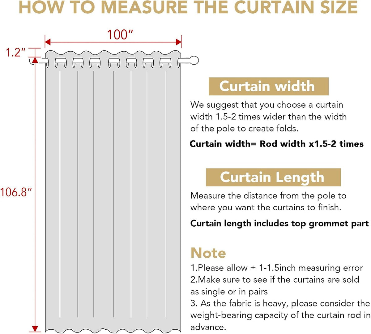 Linen Blackout Curtains Durable Thick Textured Linen Look 100% Blackout Patio Door Curtain Anti Rust Grommet Extra Wide Sliding Door Curtain Panel, Natural，W100 x L108 inch (Pack of 4) - image 2