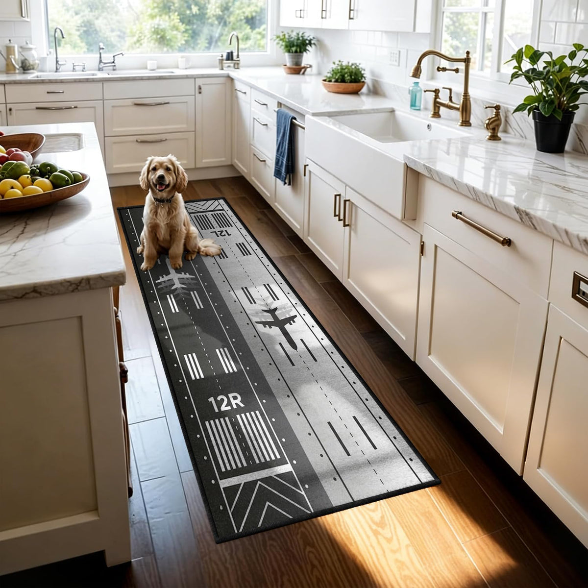 Airport Runway Runner Rugs Airplane Road Carpet 3.3x10ft - image 4
