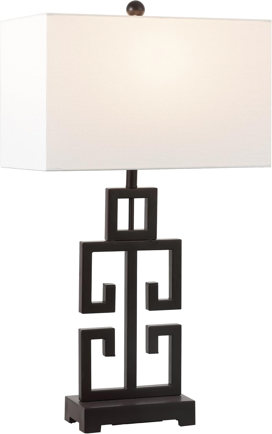 Greek Key Table Lamp Set of 2, 29" LIT4305A-SET2 - image 4
