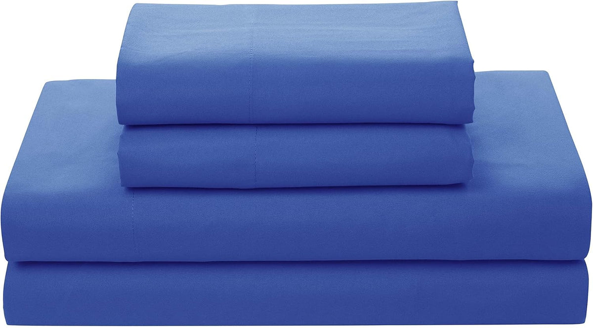 7 Piece Comforter Set Bag Solid Color All Season Soft Down Alternative Blanket & Luxurious Microfiber Bed Sheets, Siena, Twin (Pack of 4, 28 Count Total) - image 6