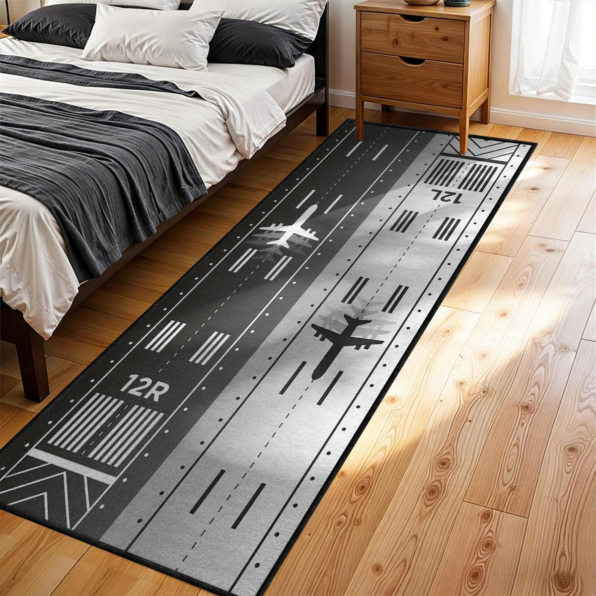 Airport Runway Runner Rugs Airplane Road Carpet 3.3x10ft - image 3