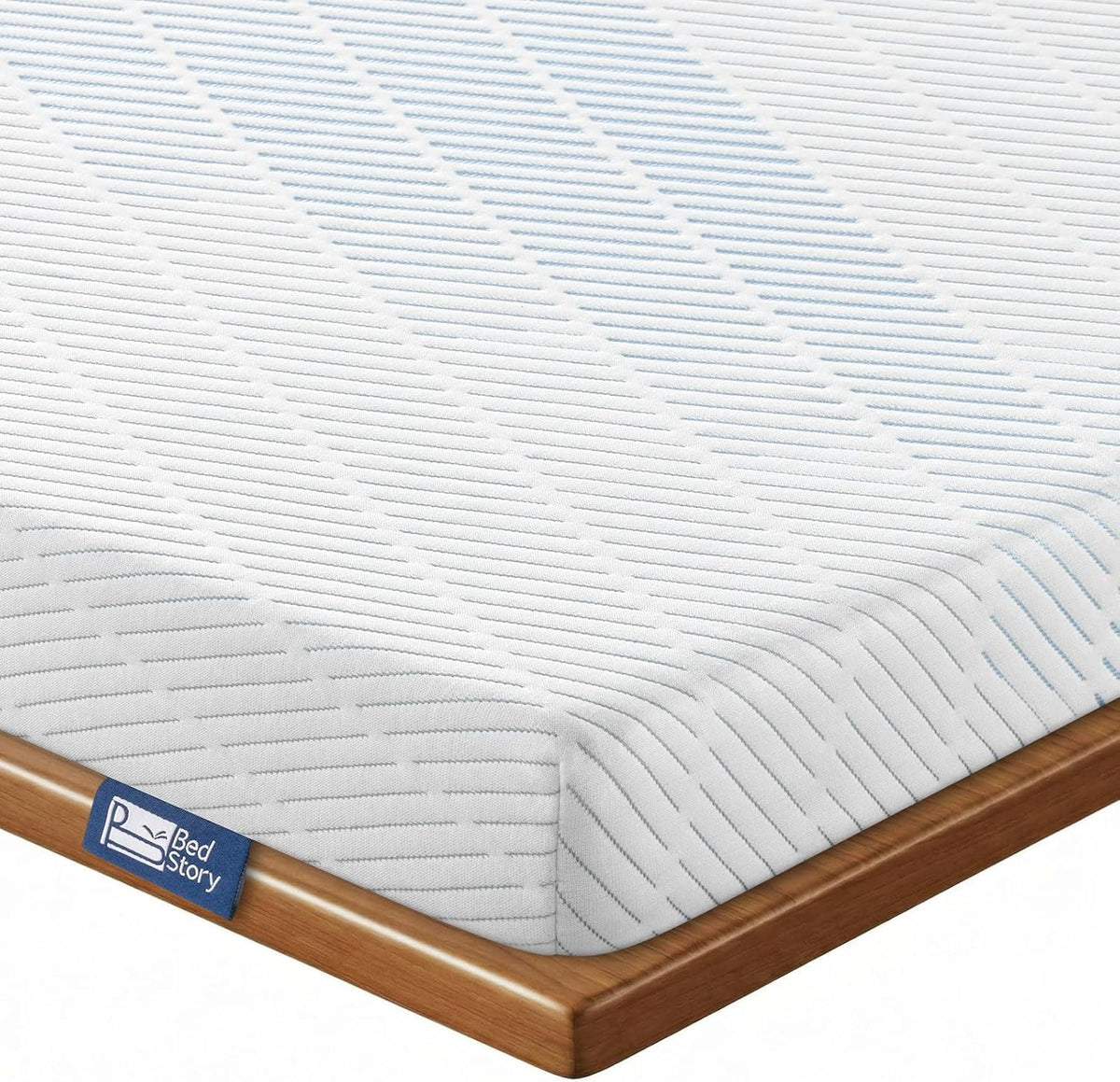 4 Inch Queen Size Extra Firm Mattress Topper, No Odor