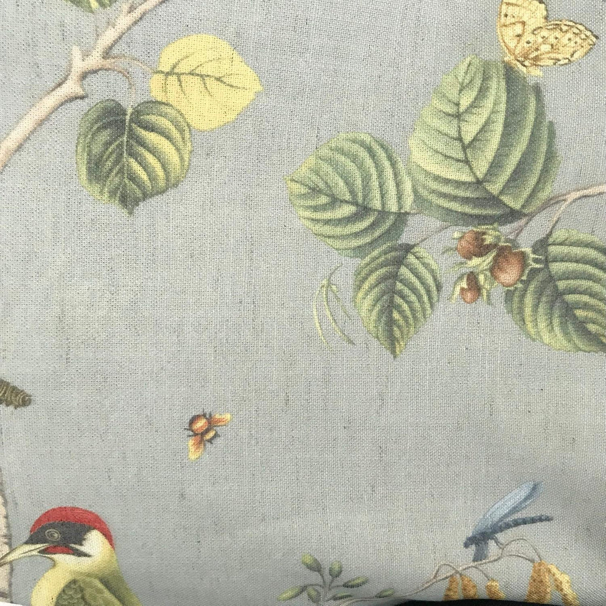 Rural Pastoral Print Extra Wide Window Curtain 100" W x 96" L, Pinch Pleated Blackout Lining Darpes Panel Bedroom Living Room Hotel Restaurant (1 Panel), Teal - image 9