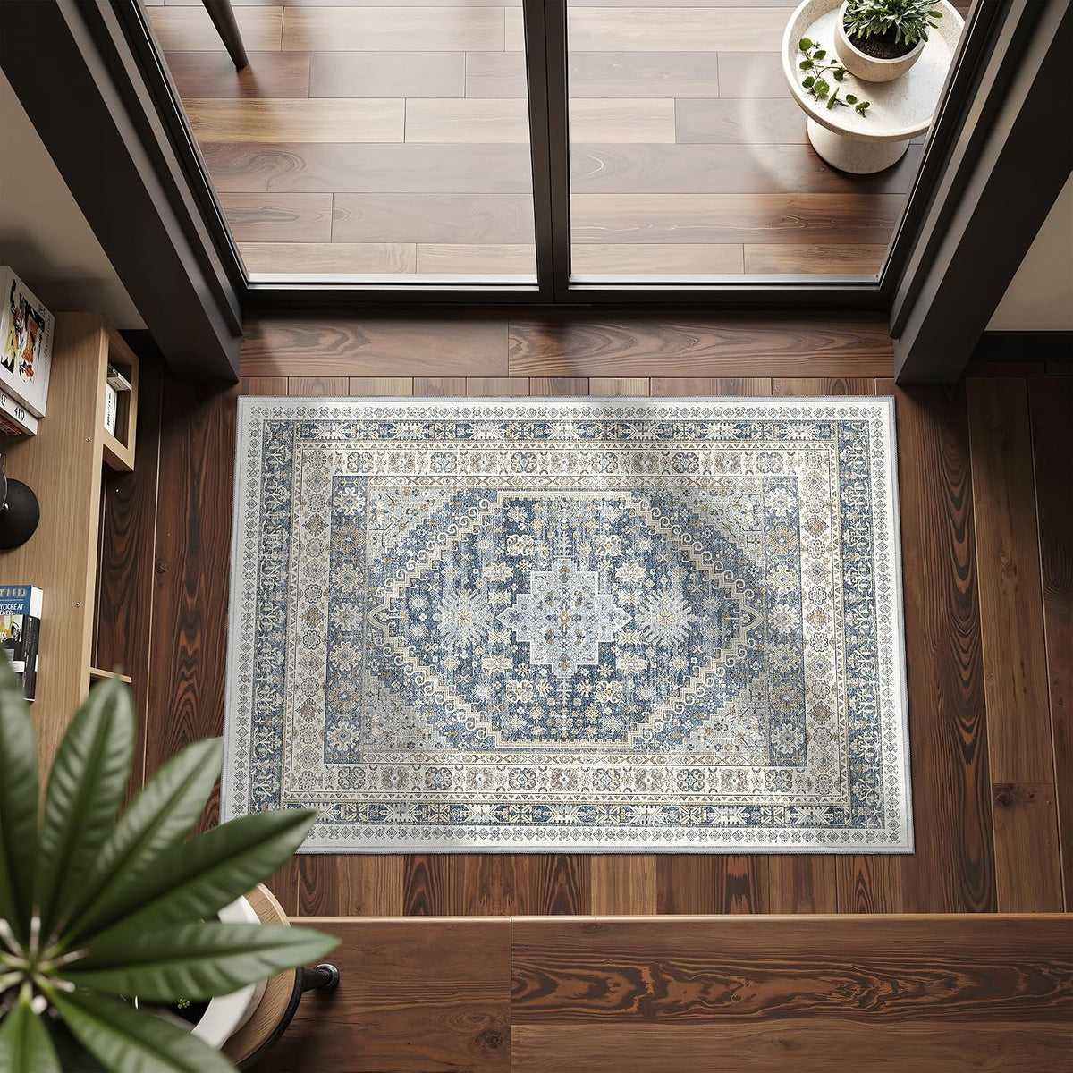 Washable Rugs 8x10 Area Rugs for Living Room, Orange - image 10