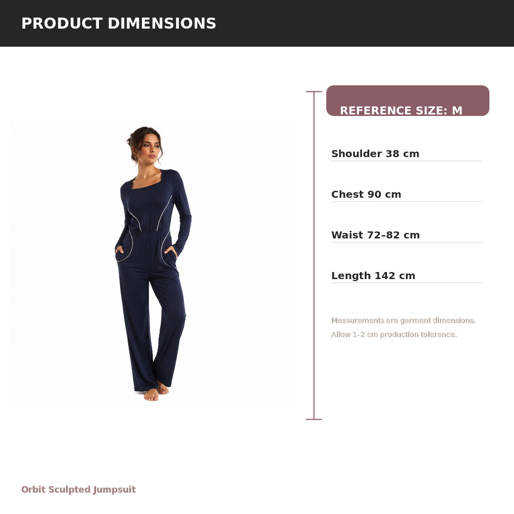 Women's Sculpted Lounge Jumpsuit – Modal Tech Jersey Reflective | Midnight Navy & Silver