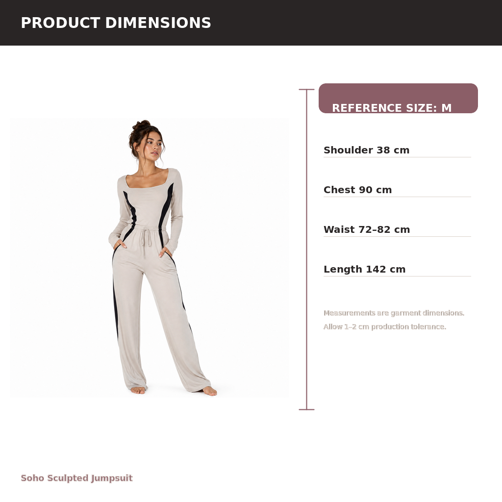 Women's Sculpted Lounge Jumpsuit – TENCEL Modal Jersey | Gallery Black & Stone